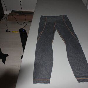 Grey Athleta Stash  Pocket Saluation High Waist  Leggings Size Small